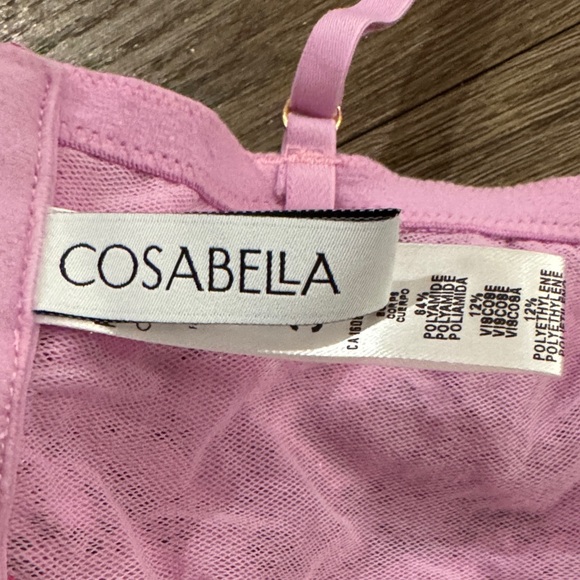 Cosabella Pink Lace Bralette - Picture 3 of 6